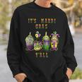 Its Mardi Gras Yall Bourbon Street Party New Orleans Sweatshirt Gifts for Him