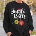 Jingle Balls Christmas Funny Matching Couple Chestnuts V2 Men Women Sweatshirt Graphic Print Unisex Gifts for Him
