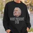 Joe Biden Worst President Ever Sweatshirt Gifts for Him