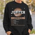Jupiter Facts - Jupiter Planet Space Lover Sweatshirt Gifts for Him Jupiter Facts - Jupiter Planet Space Lover Sweatshirt Gifts for Him