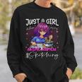 Just A Girl Who Loves Anime Ramen And Sketching Japan Anime Sweatshirt Gifts for Him