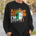 Kiss Me Im Irish Flag Saint Patrick Day Shamrock Gifts Sweatshirt Gifts for Him
