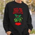 Kiss Me Under The Mistletoe V2 Men Women Sweatshirt Graphic Print Unisex Gifts for Him
