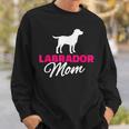 Labrador Mom Sweatshirt mit Hunde-Silhouette, Ideal für Hundefreundinnen Geschenke für Ihn