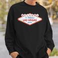 Las Vegas Sign - Nevada - Aesthetic Design - Classic Sweatshirt Gifts for Him