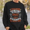 Legend 1923 Vintage 100Th Birthday Born In April 1923 Sweatshirt Gifts for Him