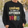 Legende Seit 1986 Sweatshirt zum 33. Geburtstag für Männer und Frauen Geschenke für Ihn