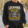 Legenden 1953 November Geburt, 70. Lustiges Geburtstag Sweatshirt Geschenke für Ihn