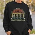 Legenden Wurden Im April 1988 Geschenk 35 Geburtstag Mann V5 Sweatshirt Geschenke für Ihn