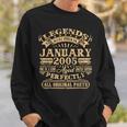 Legenden Wurden Im Januar 2005 Geschenk 18 Geburtstag Mann V2 Sweatshirt Geschenke für Ihn