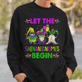 Let The Shenanignomes Begin Mardi Gras Gnomes Shenanigans Sweatshirt Gifts for Him