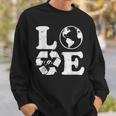 Love Earth Day 90S Vintage Recycling Earth Day Sweatshirt Gifts for Him