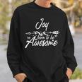 Lustiges Joy Name Sweatshirt für Frauen, Personalisierte Geburtstagsidee Geschenke für Ihn