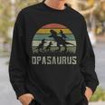 Lustiges Opa Dinosaurier Sweatshirt, Saurier Motiv für Großväter Geschenke für Ihn