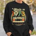 Made In 1973 48Th Birthday Gifts Cassette Tape Vintage Sweatshirt Gifts for Him