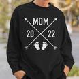 Mama 2022 Hipster Zukünftige Mutter Sweatshirt Geschenke für Ihn