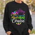 Mardi Gras Cruise Ship Beads Vacation Cruising Carnival V2 Men Women Sweatshirt Graphic Print Unisex Gifts for Him