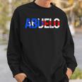 Mens Abuelo Puerto Rico Flag Puerto Rican Pride Fathers Day Gift Sweatshirt Gifts for Him