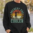 Mens Archery Dad | Funny Fathers Day Gift For Archer Bow Hunter Sweatshirt Gifts for Him