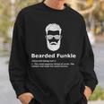 Mens Bearded Funkle Funny Uncle Definition Sweatshirt Gifts for Him