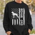 Mens Boxer Dad Us Flag Vintage Patriotic Dog Lover Owner Men Gift Sweatshirt Gifts for Him