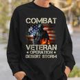 Mens Combat Veteran Operation Desert Storm Soldier Sweatshirt Gifts for Him