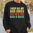 Mens Dad Joke Funny Father Vintage Sweatshirt Gifts for Him