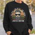 Mens Dad The Man Myth Legend For Fathers Day Vintage Retro Sweatshirt Gifts for Him