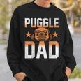 Mens Dog Lover Fathers Day Puggle Dad Pet Owner Animal Puggle Sweatshirt Gifts for Him