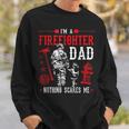 Mens Firefighter Dad Fire Rescue Fire Fighter Sweatshirt Gifts for Him