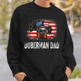 Mens Fun Doberman Dad American Flag Father’S Day Bbnk Sweatshirt Gifts for Him