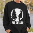 Mens Funny Camping Shirts For Men I Pee Outside Inappropriate Tshirt Sweatshirt Gifts for Him