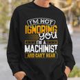 Mens Funny Machinist Operator Vintage Fathers Day Gift For Dad Sweatshirt Gifts for Him