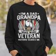 Mens Im A Dad Grandpa And An Iraq War Veteran Nothing Scares Me Men Women Sweatshirt Graphic Print Unisex Gifts for Him