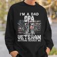 Mens Im A Dad Opa Veteran Nothing Scares Me Proud Sweatshirt Gifts for Him