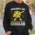 Mens Pickleball For Men Funny Dabbing Pickleball Guy Sweatshirt Gifts for Him