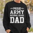 Mens Proud Army National Guard Dad American Flag Patriotic Gift Sweatshirt Gifts for Him