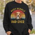Mens Vintage Beagle Dad Gift Best Beagle Dad Ever Funny Beagle Sweatshirt Gifts for Him