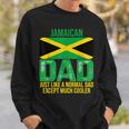 Mens Vintage Jamaican Dad Jamaica Flag Design For Fathers Day Sweatshirt Gifts for Him