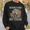 Mens Vintage Usa Flag Goldendoodle Doodle Dad Fathers Day Men Sweatshirt Gifts for Him