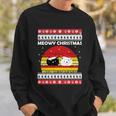 Meowy Cat Ugly Christmas Sweater Funny Gift Sweatshirt Gifts for Him