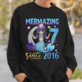 Mermaid Birthday Girl 7 Years Old Mermaid 7Th Birthday Girls Sweatshirt Gifts for Him