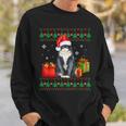 Merry Catmas Cat Ugly Christmas British Shorthair Mom Dad Sweatshirt Gifts for Him