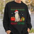Merry Catmas Cat Ugly Christmas Burmilla Mom Dad Sweatshirt Gifts for Him
