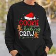 Merry Christmas Cookie Baking Crew Ginger Santa Pajamas Xmas Men Women Sweatshirt Graphic Print Unisex Gifts for Him
