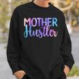 Mother Hustler - Entrepreneur Mom Mothers Day Watercolor Sweatshirt Gifts for Him
