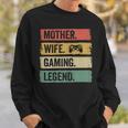 Mutter Video Gaming Legende Vintage Video Gamer Frau Mama Sweatshirt Geschenke für Ihn