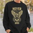 Never Underestimate The Power Of Bones Personalized Last Name Sweatshirt Gifts for Him
