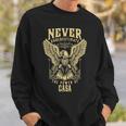 Never Underestimate The Power Of Casa Personalized Last Name Sweatshirt Gifts for Him