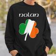 NolanFamily Reunion Irish Name Ireland Shamrock Sweatshirt Gifts for Him